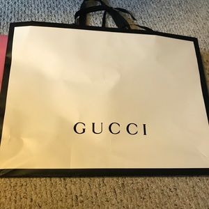 Gucci paper bag